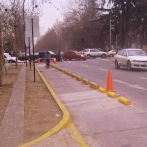 tope de estacionamiento